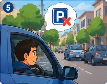 Busca parqueo sin información de plazas
